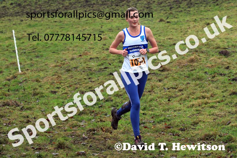 Senior womens 2022 North Eastern Harrier League, Thornley Farm, Peterlee, County Durham. Photo: David T. Hewitson/Sports for All Pics